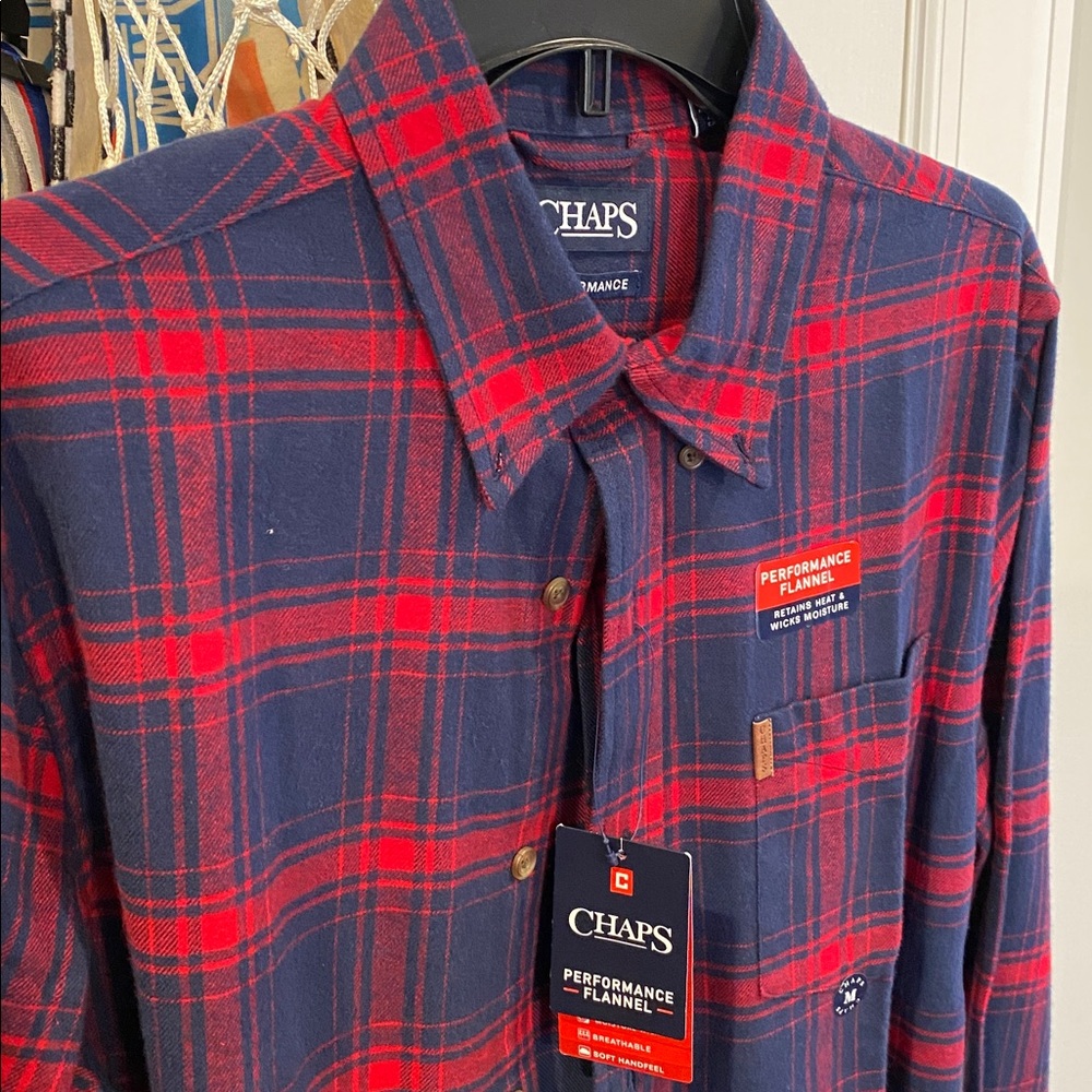 Chaps Performance Flannel NWT - image 3